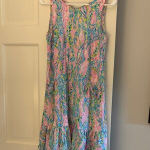 Lilly Pulitzer Pink and Blue Floral Dress